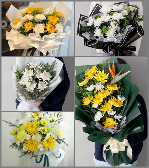 湖南邵阳洞口县竹市镇巩背村白事花束代送